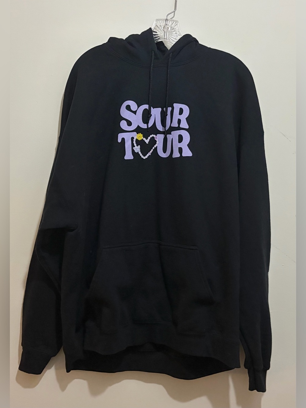 Olivia Rodrigo Sour Tour Black Hoodie Adult Unisex Sz 2XL